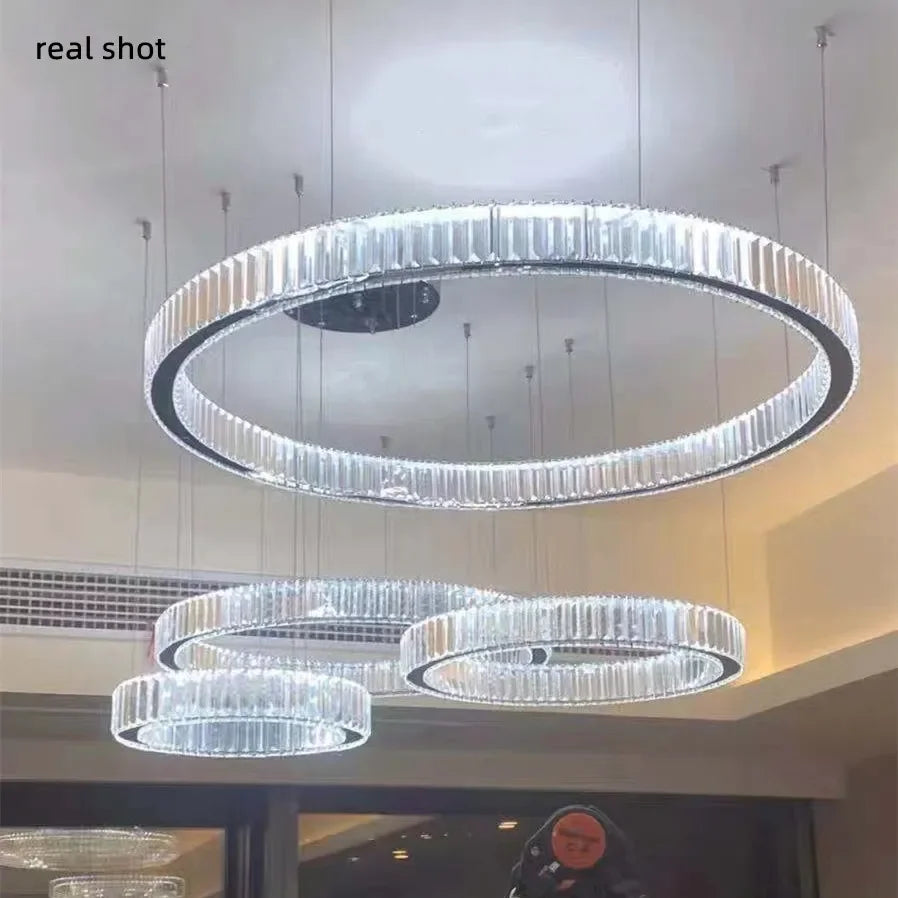 LED Dimmable Pendant Lights Living Room Chandelier