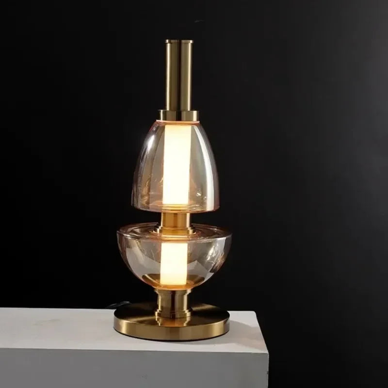 Glass LED Pendant Lights Minimalist Restaurant Chandeliers