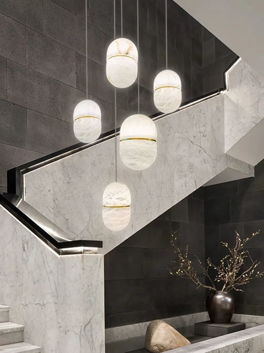 Build Home LED Marble Series Designer Hanging Lamps Pendant