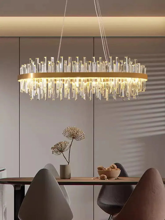 Dimmable LED Crystal Series Gold Black
