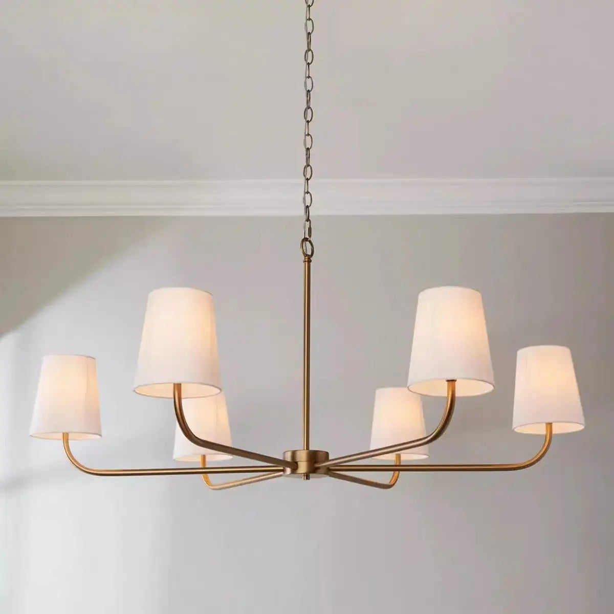 Minimalist Fabric Lampshade Pendant Light American