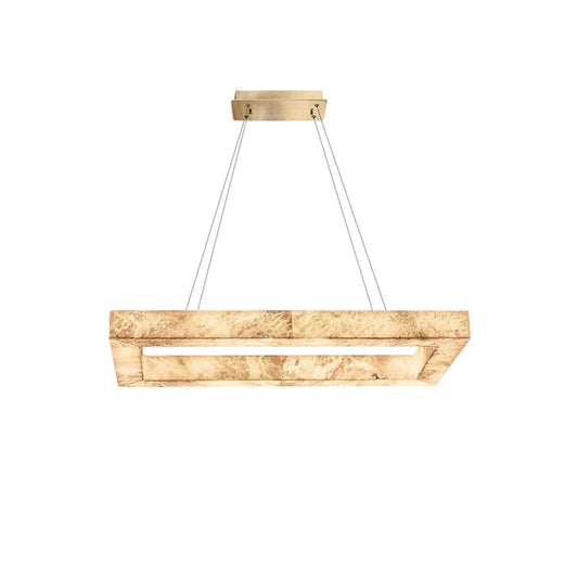 Marble Series Rectangular LED Chandelier Pendant