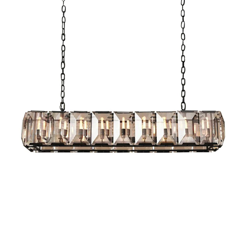 Vintage American LED Black Crystal Designer