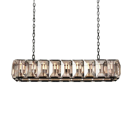 Vintage American LED Black Crystal Designer