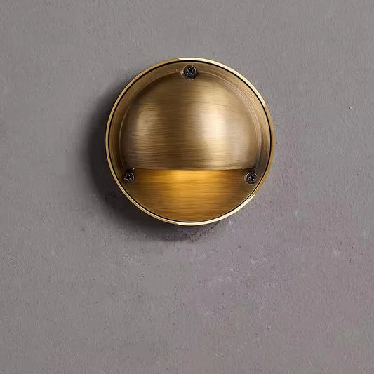 Small Brass Wall Light Silver Gold Black Copper G4 Bulb
