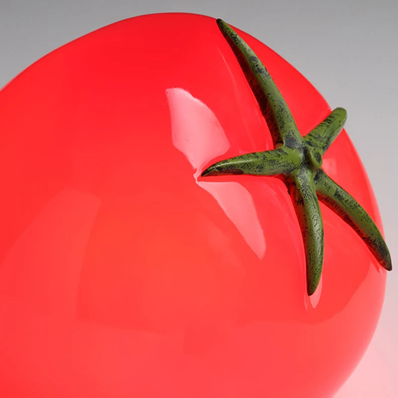 Red Resin Tomato Table Lamp Lovely Home Atmosphere