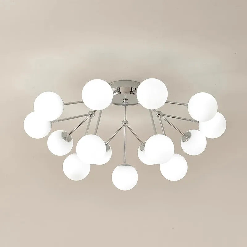 Golden Ceiling Lamp Nordic Magic Bean