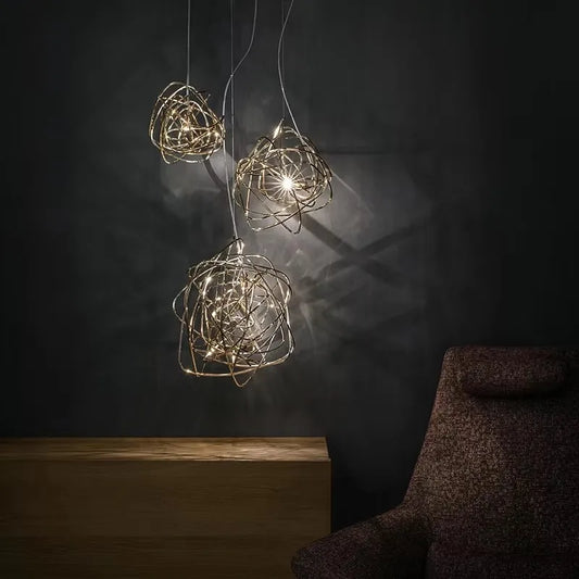 Stainless Steel Creative LED Pendant Light Postmodern