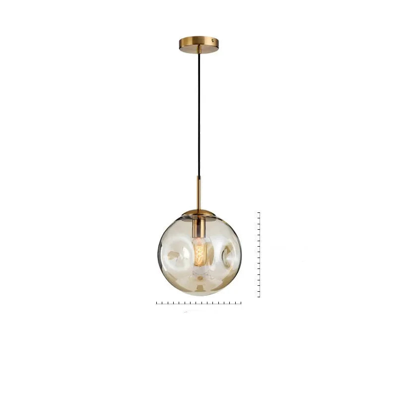 LED Glass Pendant Lights Nordic
