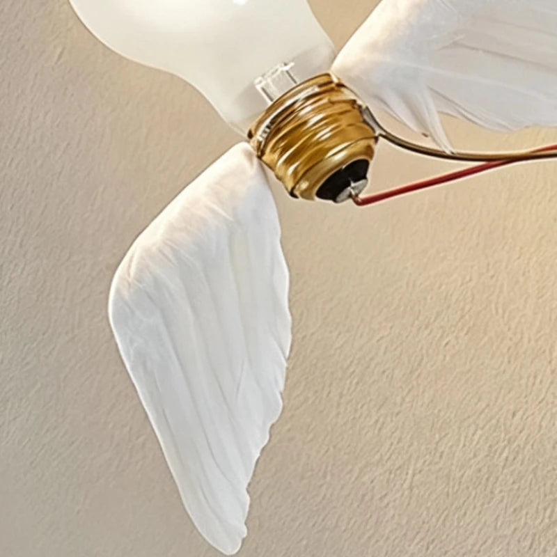 German Lucellino Vintage French Feather Copper Table Lamps
