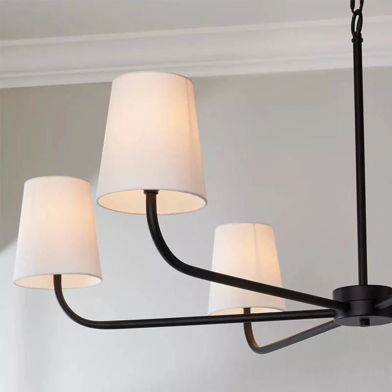 Minimalist Fabric Lampshade Pendant Light American