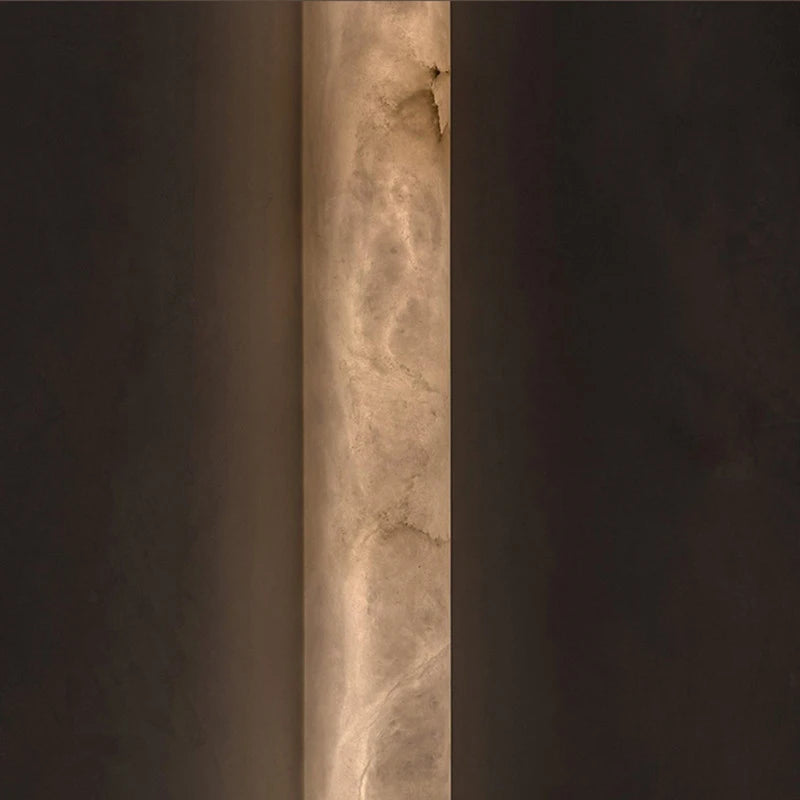 Minimalist Natural Marble Wall Lamp 40 60CM