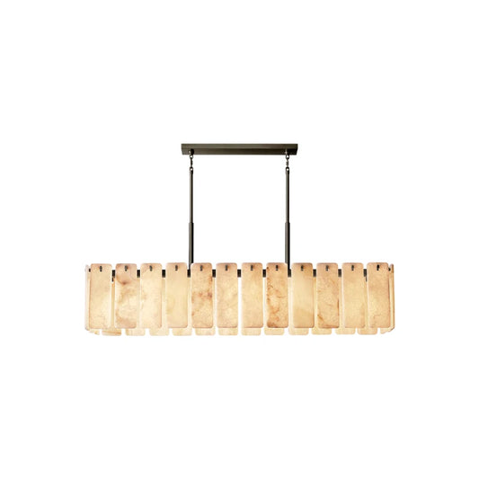 Home American Marble LED Chandelier Crafted From Natural