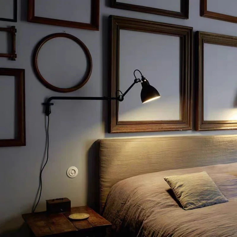 Long Arm Wall Lamp Rotatable