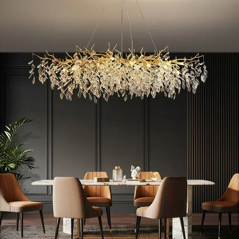Dining Room Branch Pendant Lights Crystal