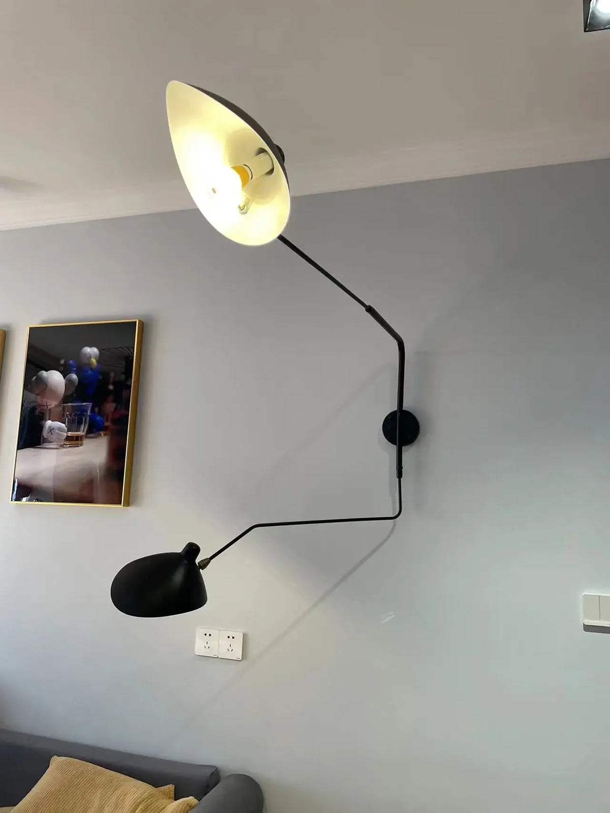 Nordic Dawn Spider Wall Lamps Bedroom Serge Mouille