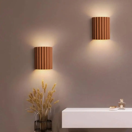 Resin G9 LED Wall Sconces Green Orange White Dark Gray Body