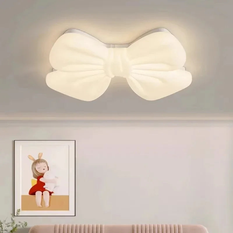 Creative Butterfly Knot Bedroom LED Ceiling Chandelier
