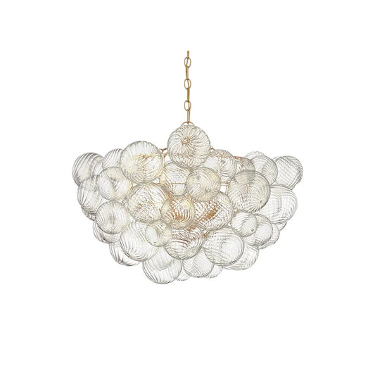 Bubble Art Series Gold LED Dimmable Hanging Lamps Chandelier