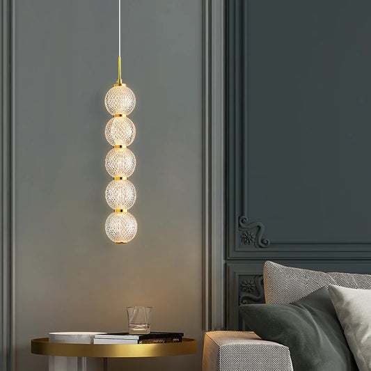Transparent Acrylic Ball LED Pendant Lights