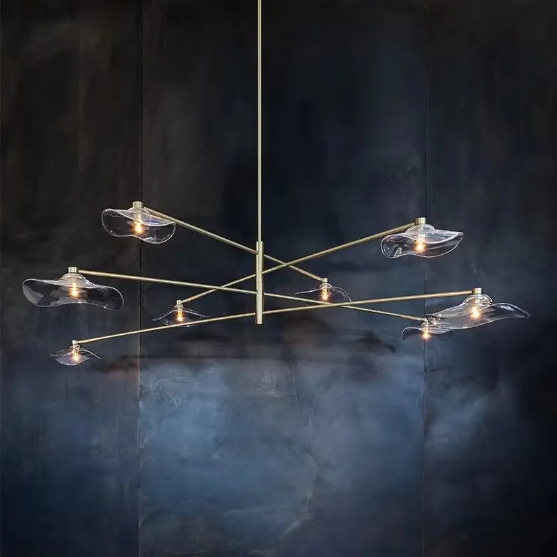 LED Chandelier Lighting Dining Living Room Plated