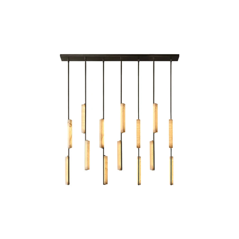 Dimmable LED American Marble Stick Hanging Lamps Pendant