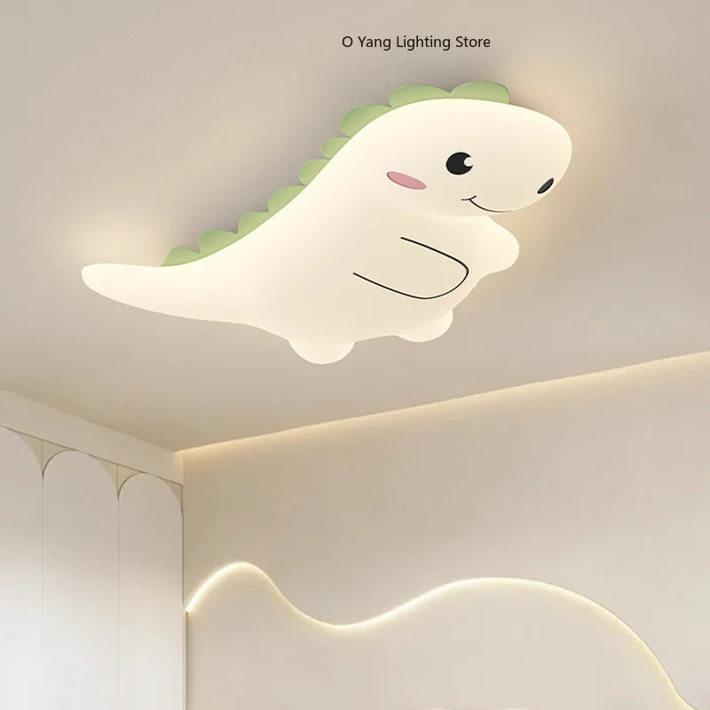 Dinosaur Ceiling Light Tyrannosaurus Triceratops Lamp Cute