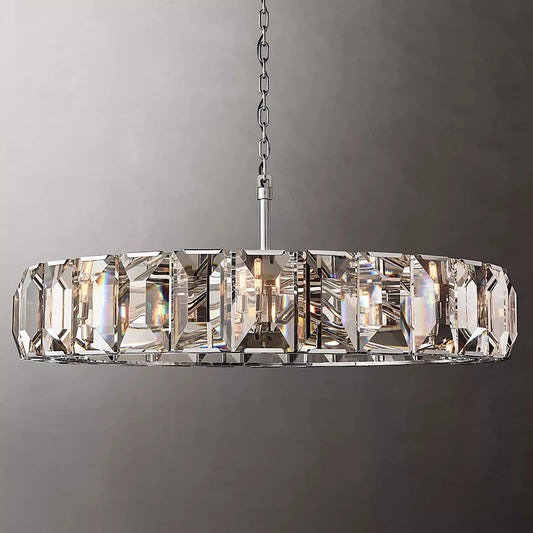 LED E14 Classic Retro Chrome Gold Crystal Lamp Light Pendant