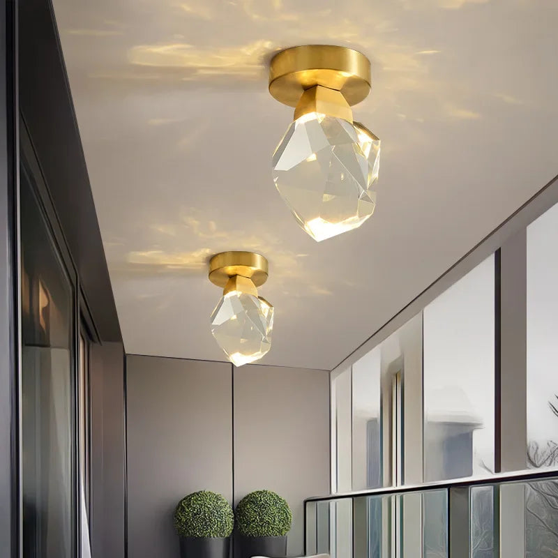 LED Wall Lamp Nordic Gold Minimalist