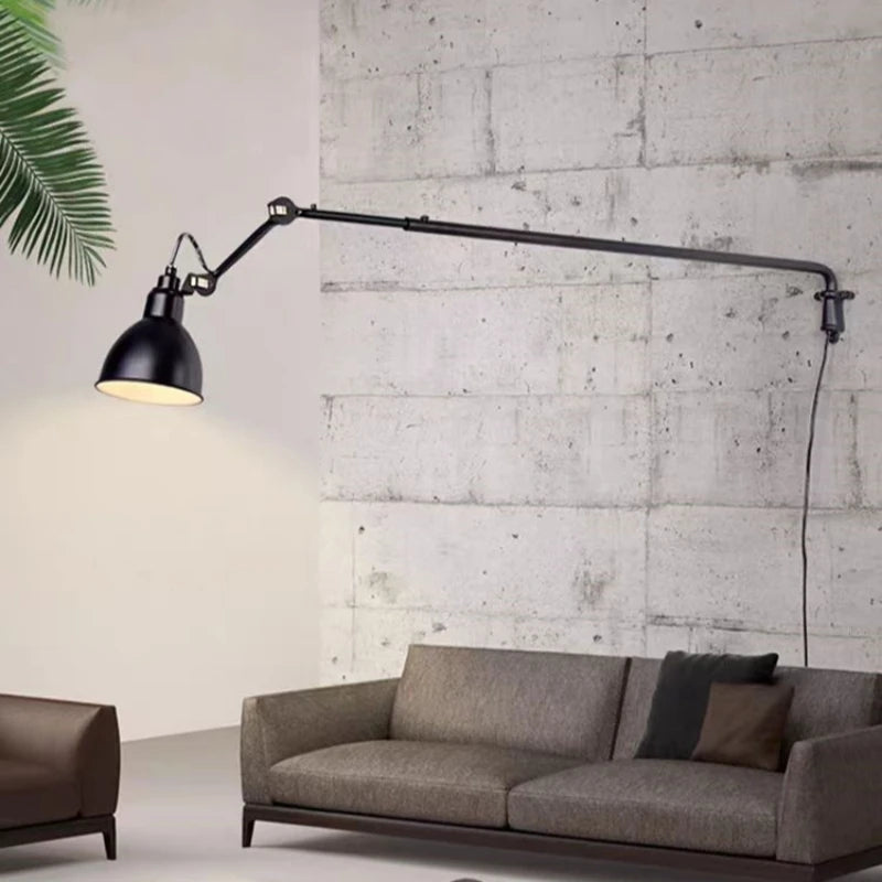 Long Arm Wall Lamp Rotatable