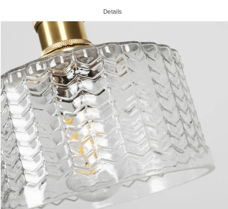 Pendant Lamp LED Nordic Glass