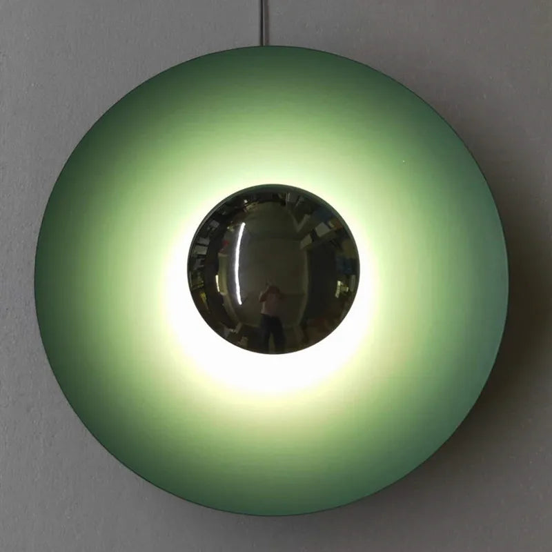 Art Wall Light Designer Sconce Porch Bedroom Bedside Round