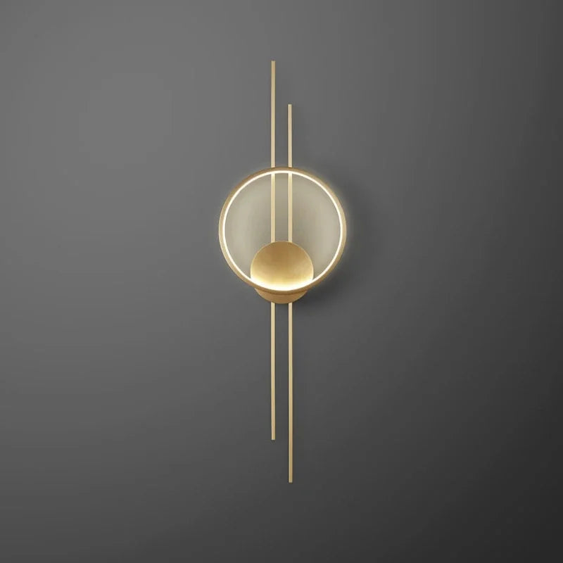 Copper LED Wall Lamp Bedside Foyer Aisle Corridor Atmosphere