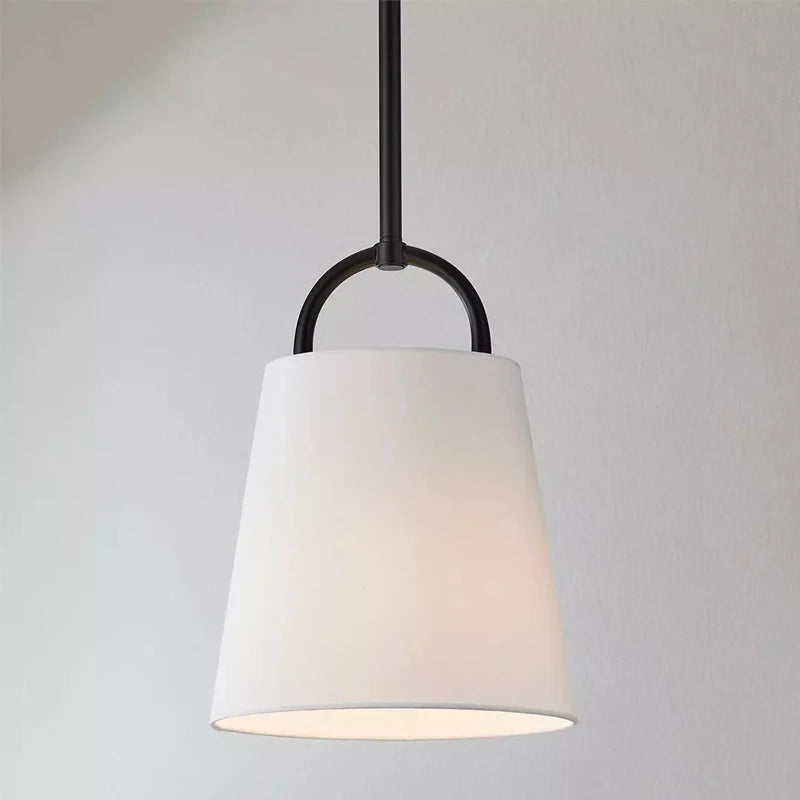 Minimalist Fabric Lampshade Pendant Light American