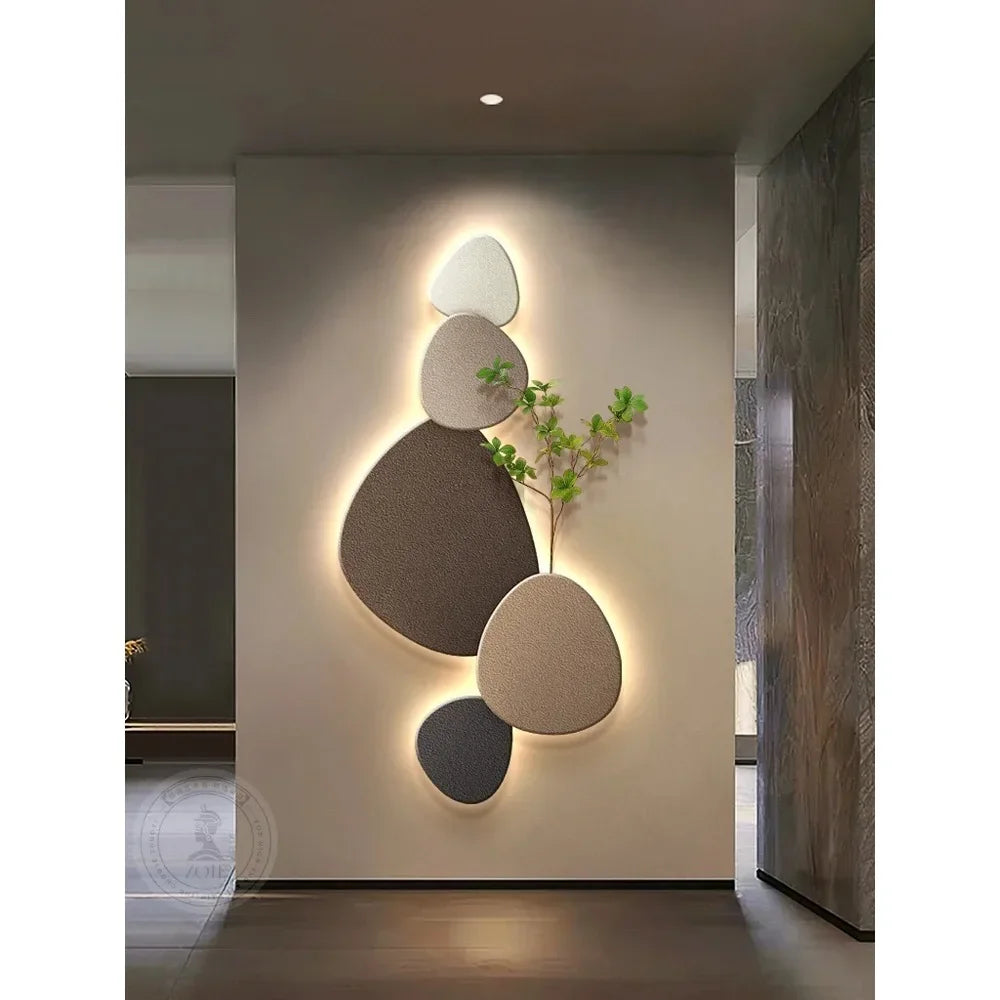 Living Room Wall Lamp Porch Decorative Painting Lights Green