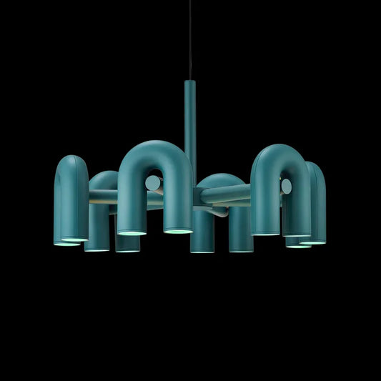 Nordic LED Ceiling Chandelier Multiple Colors Table