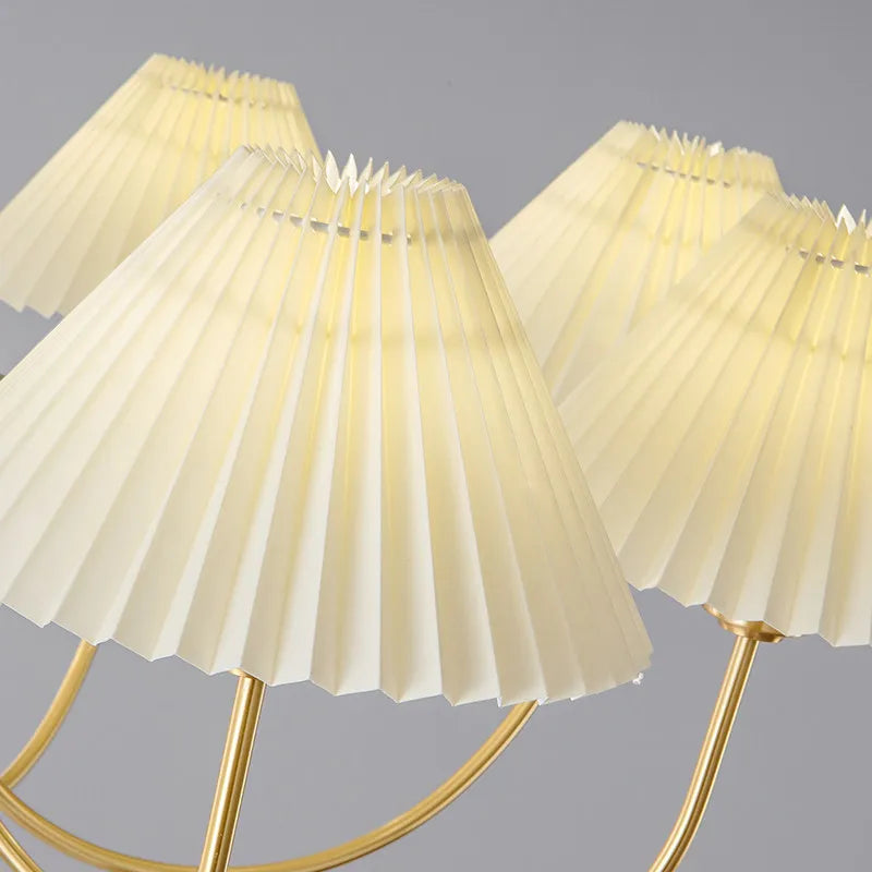 American Copper Material E27 Chandelier Nordic