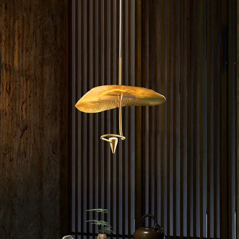 Art LED Chandeliers 20 25 30 35CM Copper