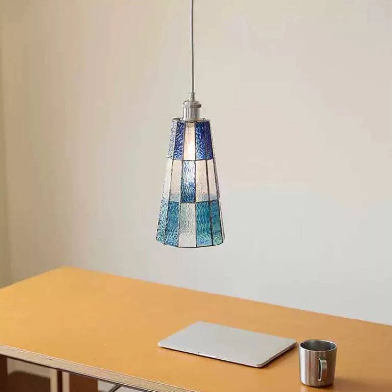 Creative Stained Glass Restaurant Chandelier Nordic Simple