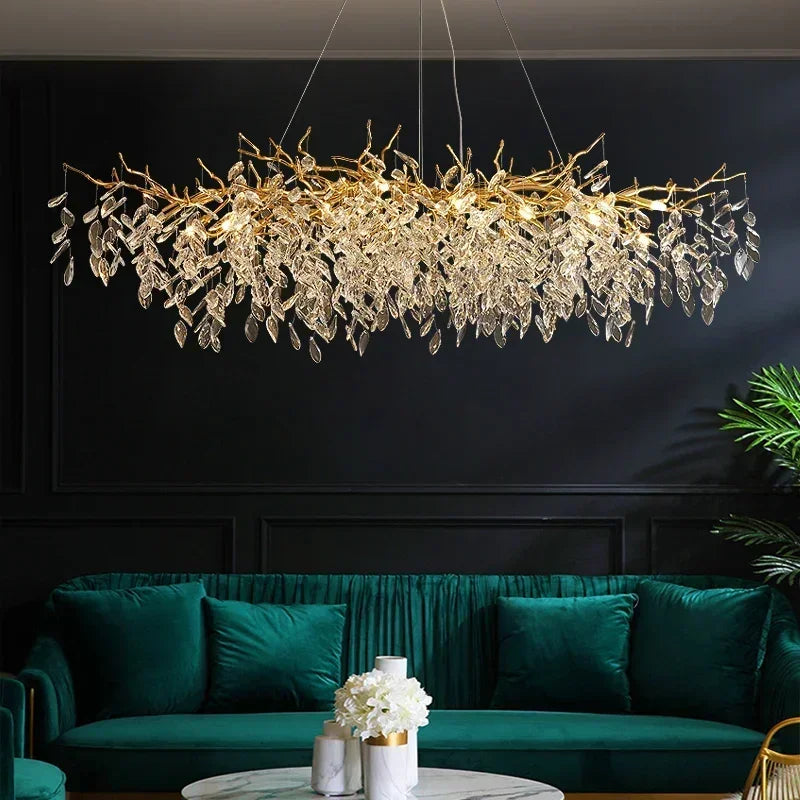 Dining Room Branch Pendant Lights Crystal