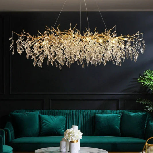 Dining Room Branch Pendant Lights Crystal