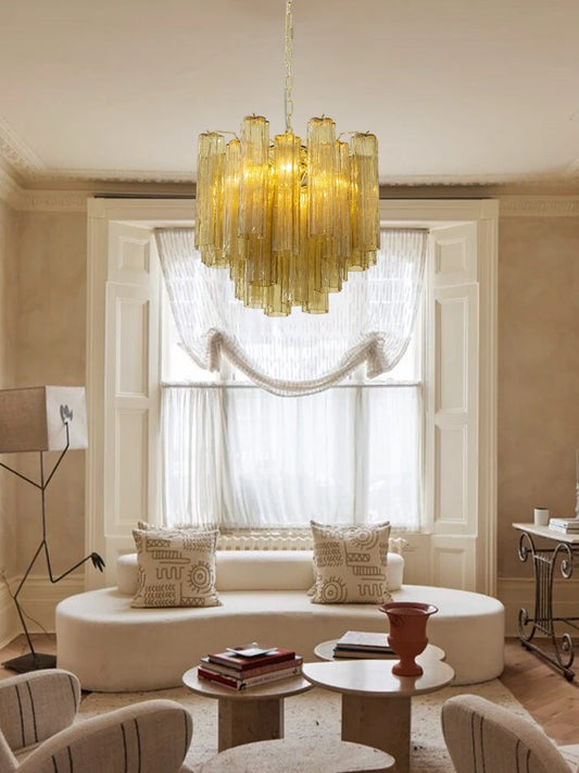 Golden Time French Glass Collection Chandelier