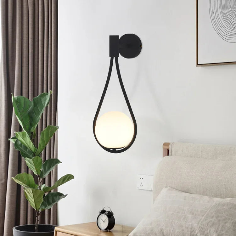Wall Lamps LED Glass Ball Golden