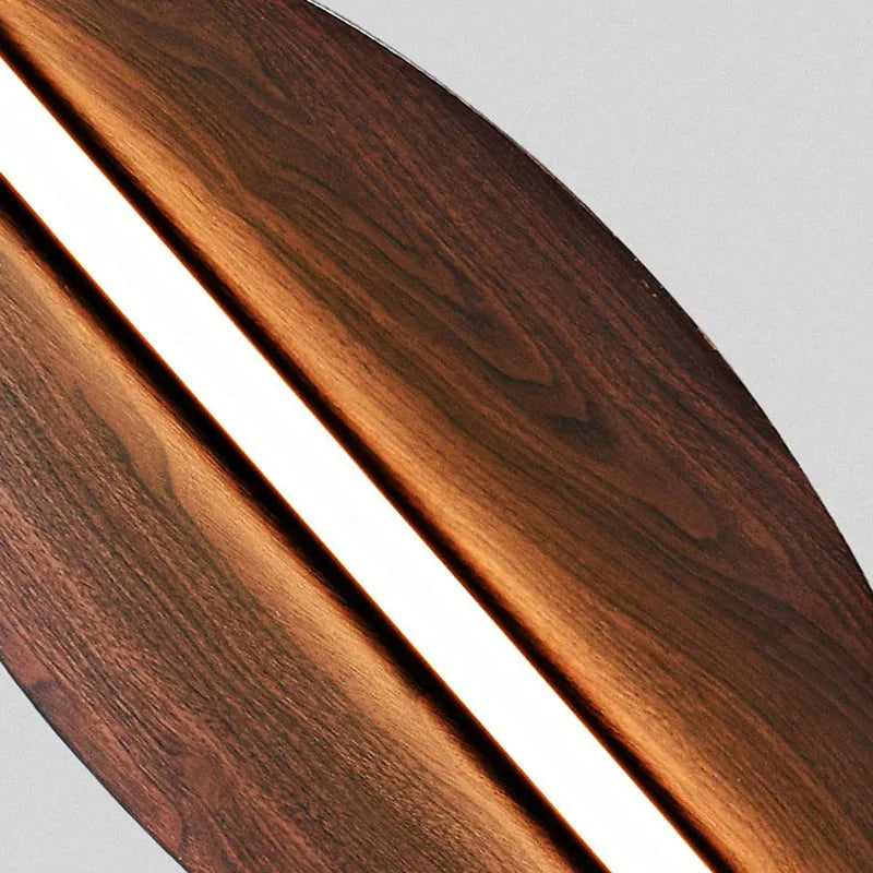 Brown Metal Leaf Home Wall Light