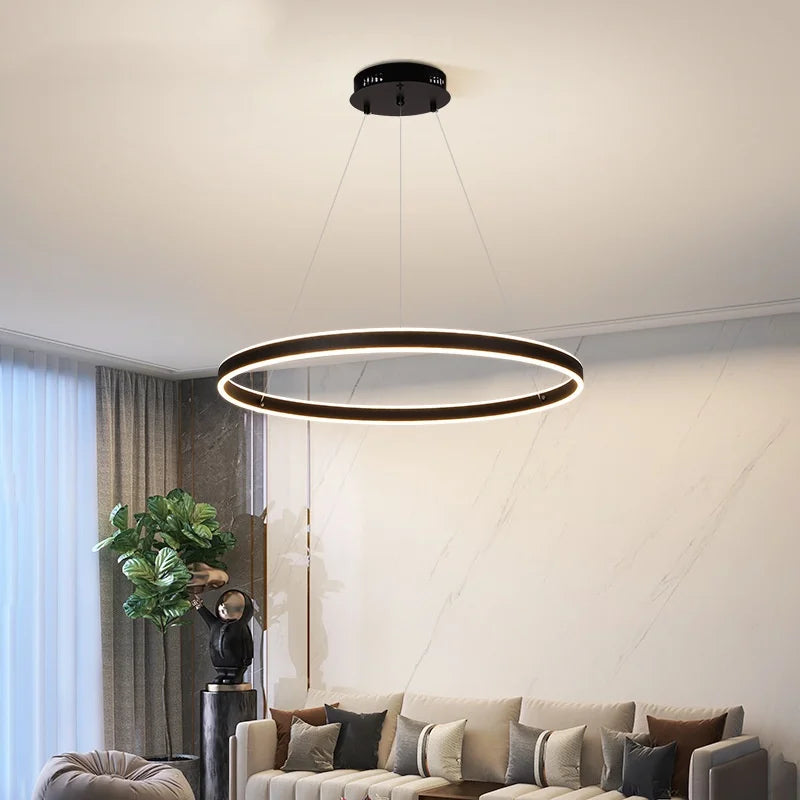 Minimalism Circle LED Ceiling Chandelier