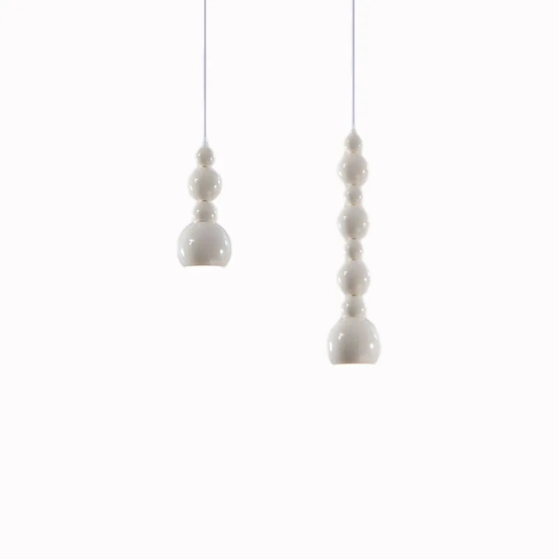 White Metal Pendant Lights Bedroom Dining Room Indoor