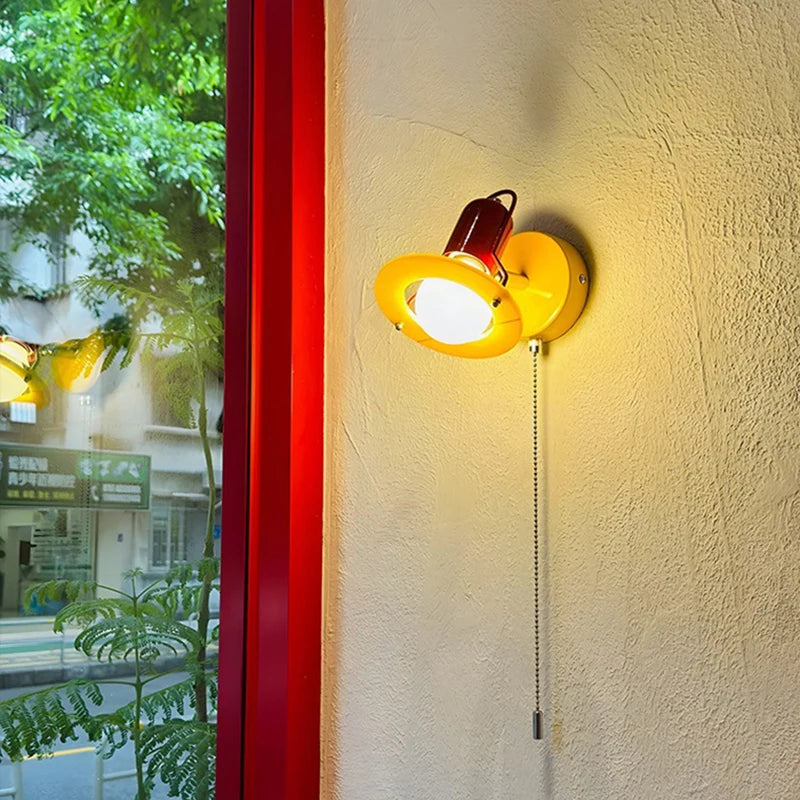 Novelty Colorful Wall Light Chain Switch Lovely Sconce