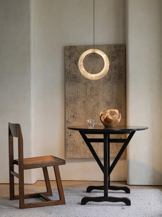 LED Classic Marble Circle DIY Hanging Lamp Chandelier