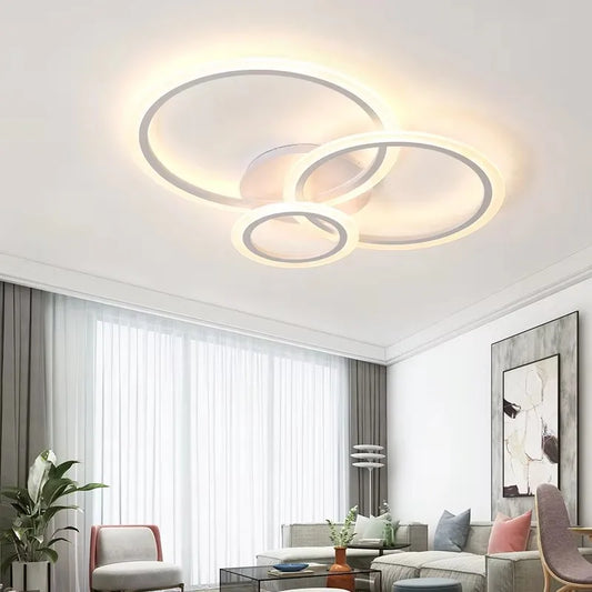 Simple LED Ceiling Light Dining Living Room Acrylic Round