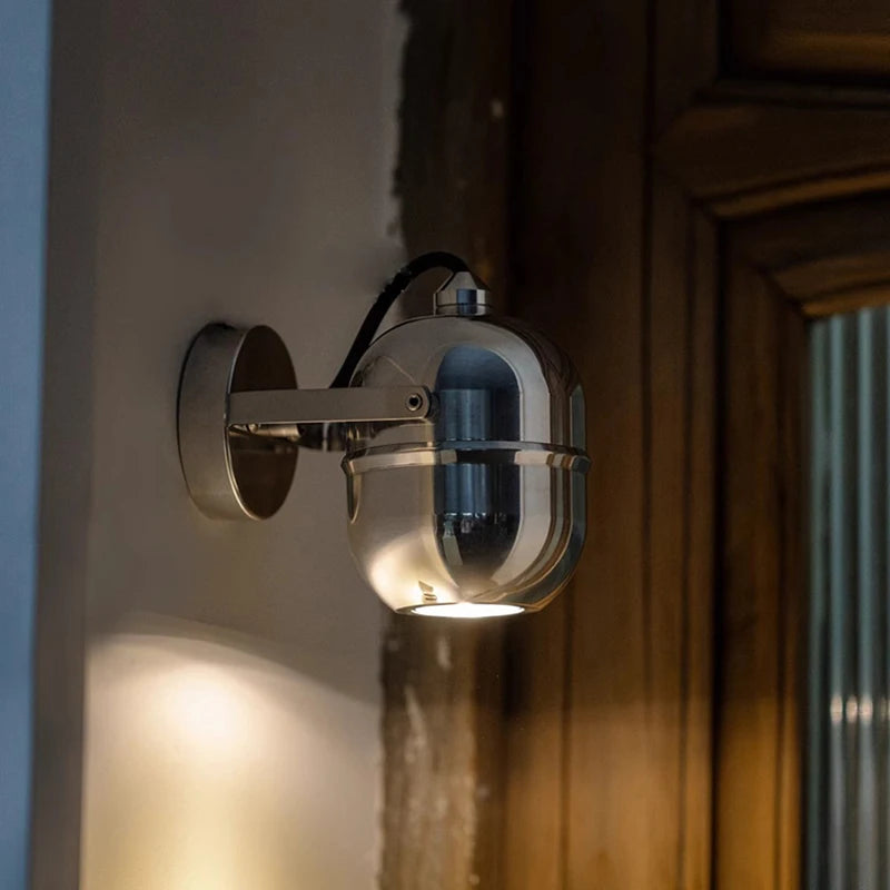 Little One Wall Light Chrome Metal Warm 3000K Rotatable